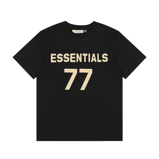 ESSENTIALS letter printing high quality cotton t-shirt for women and men t-shirt luxury