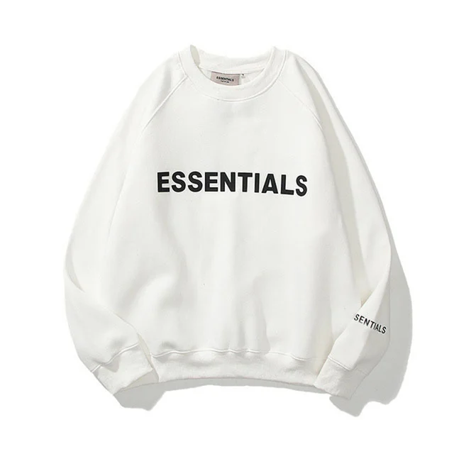 Essentials Hoodie Men s and Women s Sweatshirt Reflective Letter Printed Flee