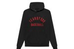 Fear of God Baseball Hoodie Black