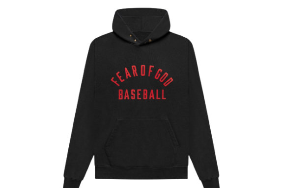 Fear of God Baseball Hoodie Black